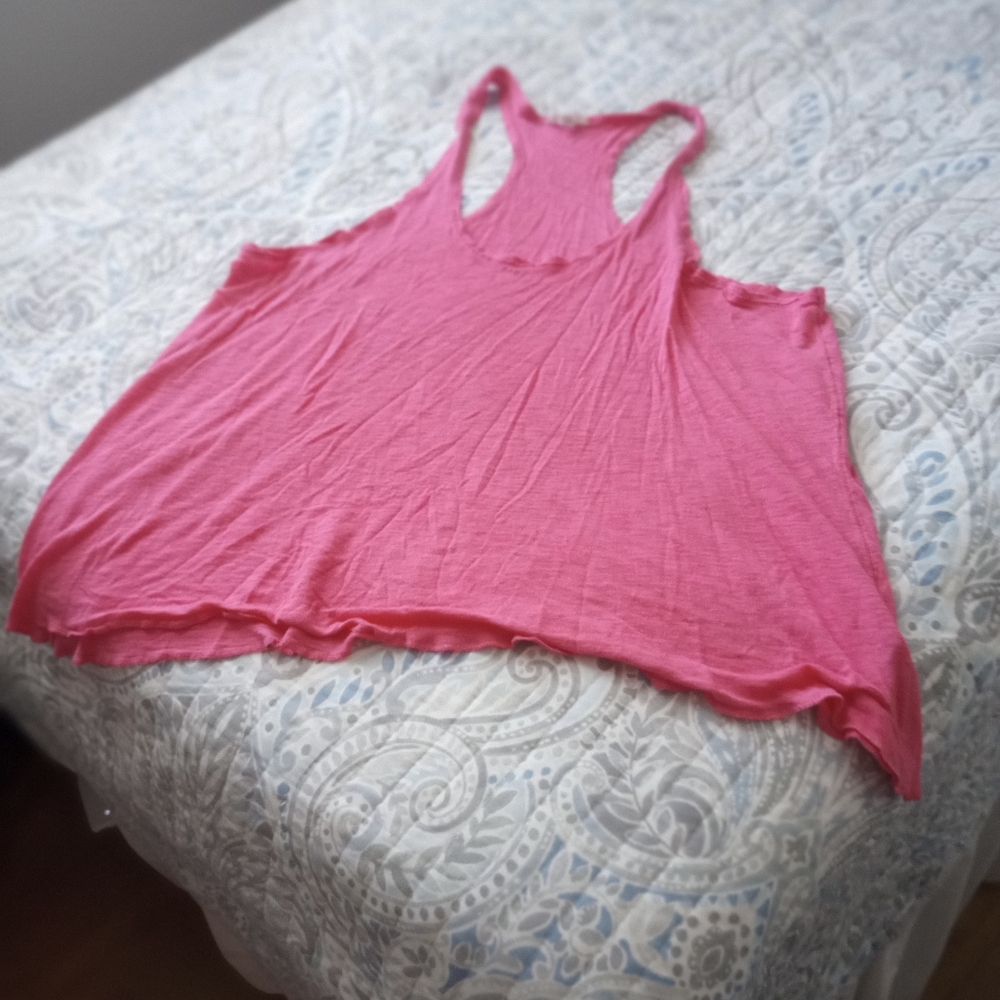 Pink Sleeveless Flowy Top Aeropostale